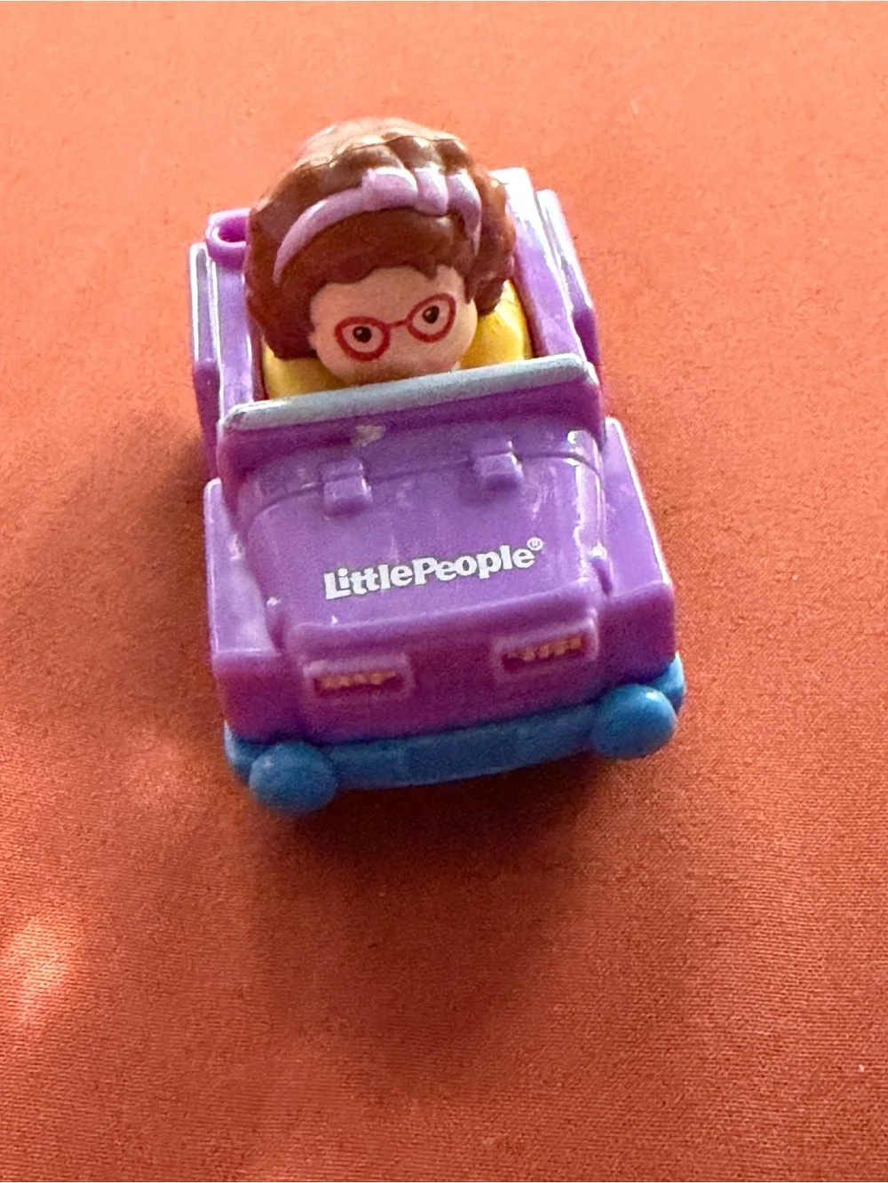 Little People Purple Jeep SUV Vehicle w/ Girl Driver Figure Fisher-Price